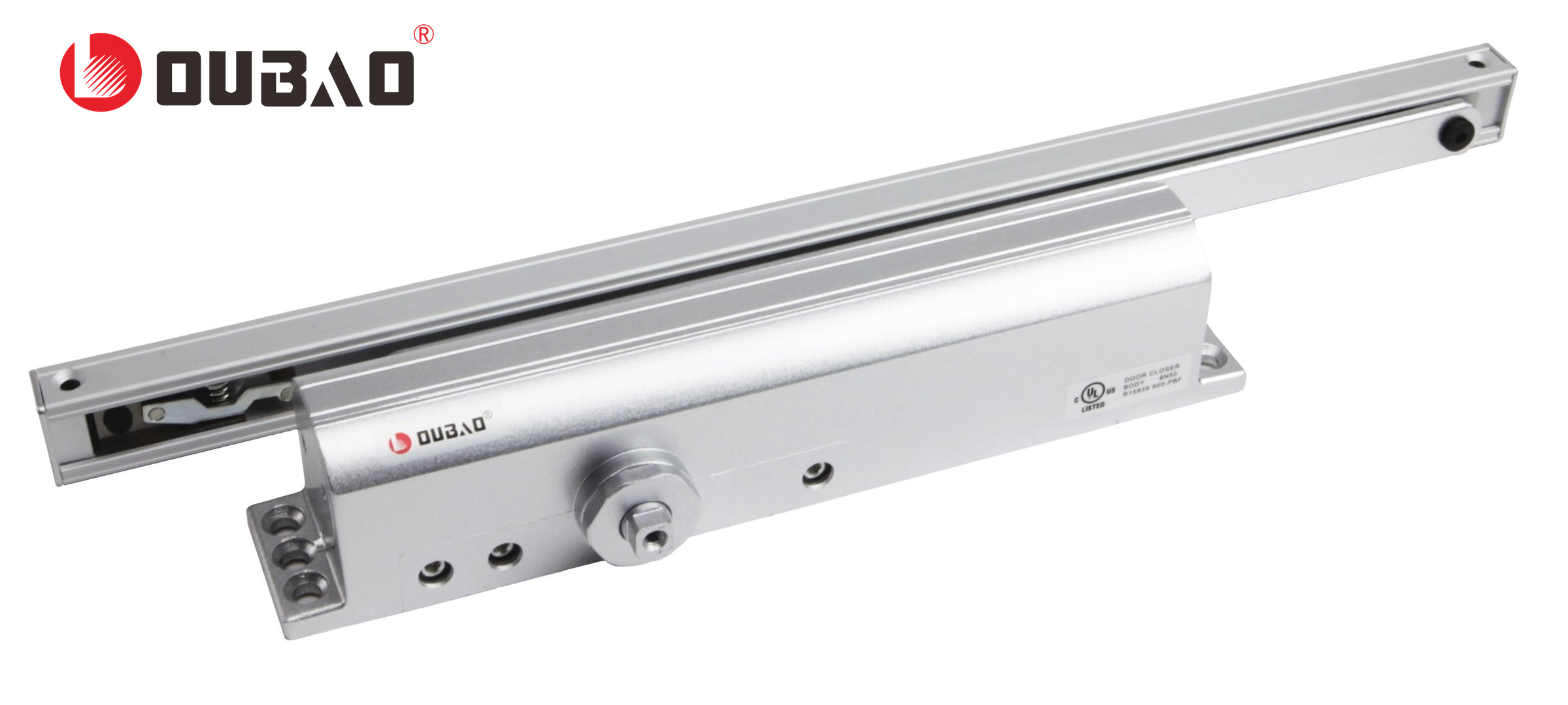 Small Aluminum Door Closer with Sliding Arm